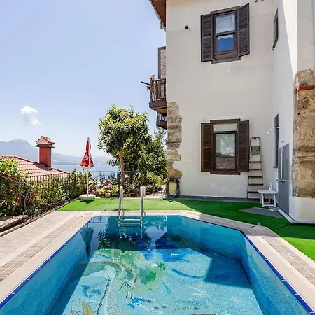 Luna Sea View With Private Pool Аланія